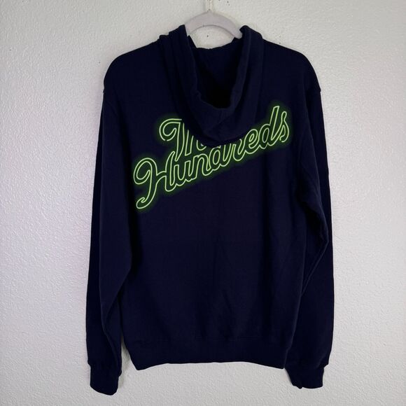 The Hundreds Other - The Hundreds Hoodie Men Small Slant Logo Pullover Sweater Streetwear Skate Blue